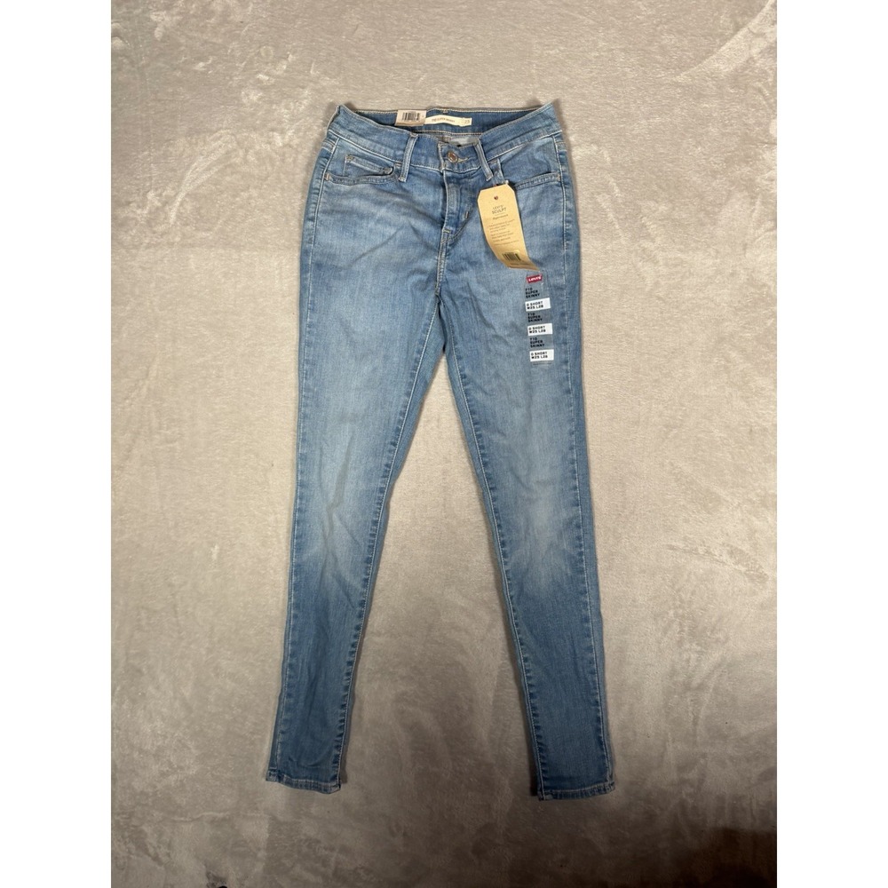 Levi’s 710 Super Skinny Jeans Women’s 25x28 Light Wash Stretch Denim NWT